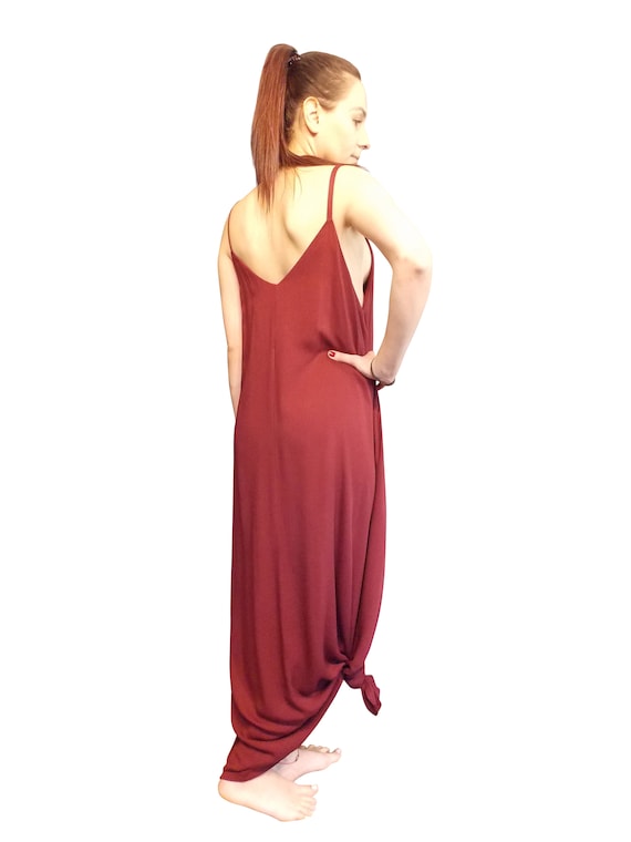 Loose Fit Maxi Dress - Boho Summer Beach Dress With Pockets - Etsy
