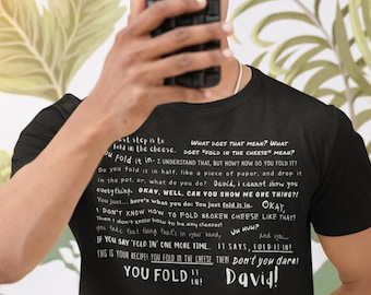 Camiseta "Dobla el queso" / Camiseta con texto divertido de Schitt's Creek