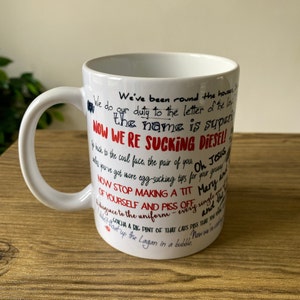 Taza con frase "Line of Duty": regalo de drama televisivo