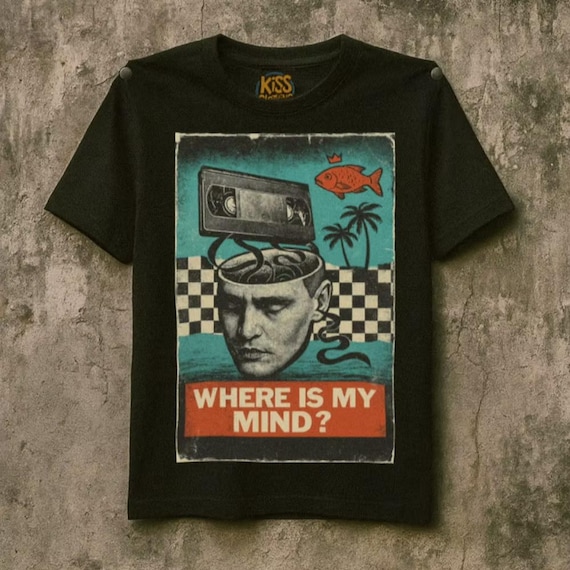 Retro Pixies T-shirt: 'where is My Mind?' Graphic Tee - Unisex
