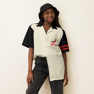 Phoebe Buffay Bowling Shirt - Cruise Line Friends Inspiriert s02e24 - Handgemachter Retro Style - Landkarte - Coole 90er 80er Jahre - Cosplay Fashion