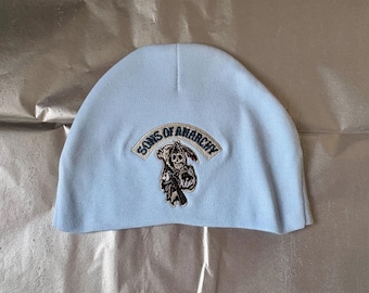 Gorro de bebé de Sons of Anarchy, inspirado en Abel Teller, bordado en algodón
