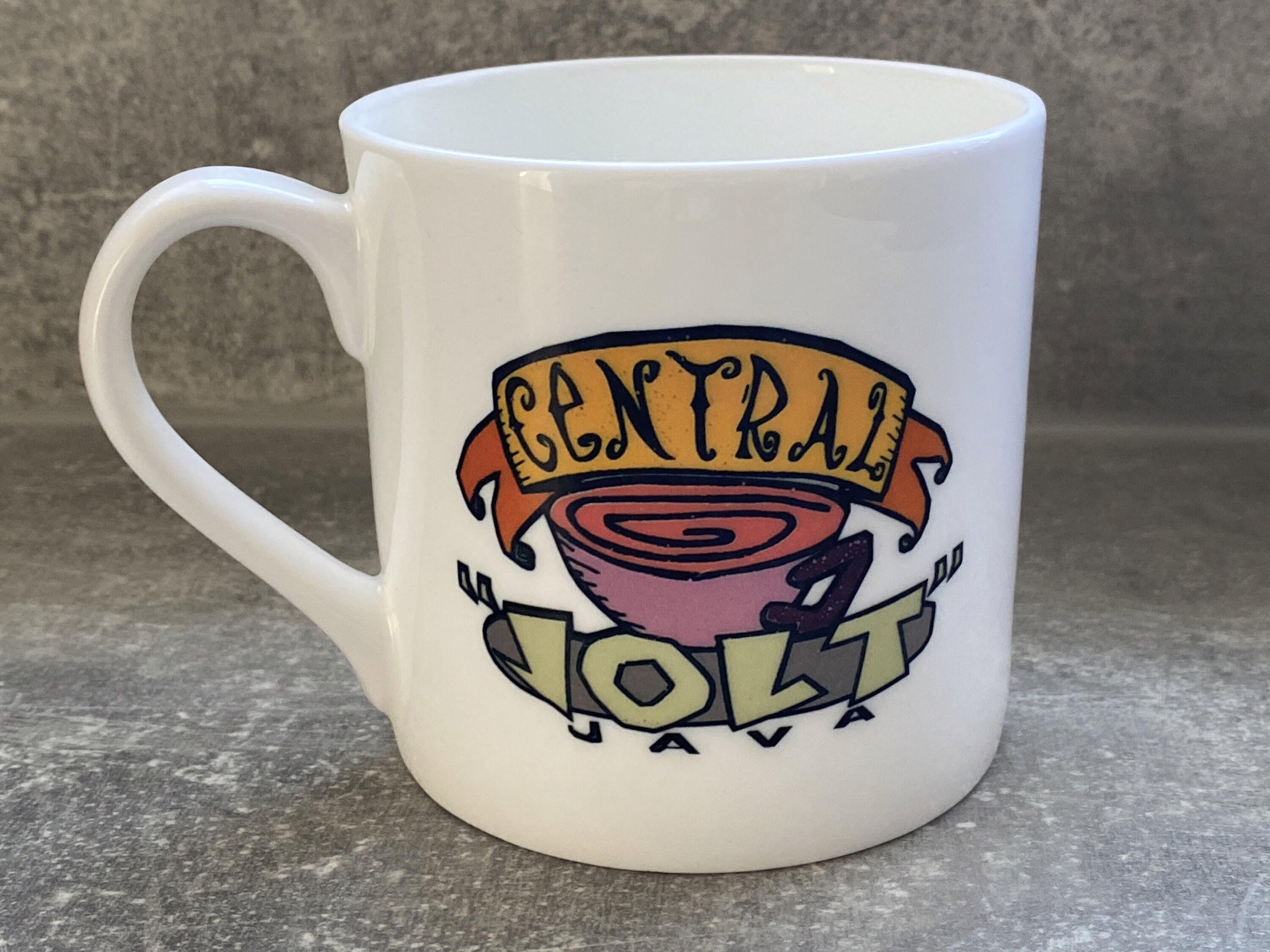 Central Jolt Coffee Mug & Saucer Set: Friends TV Show Inspired