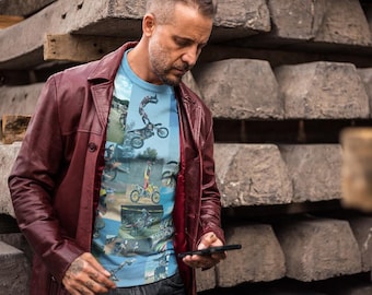 Camiseta de Motocross MotoX: Jersey de motociclista inspirado en el Club de la Lucha - Cosplay de Halloween