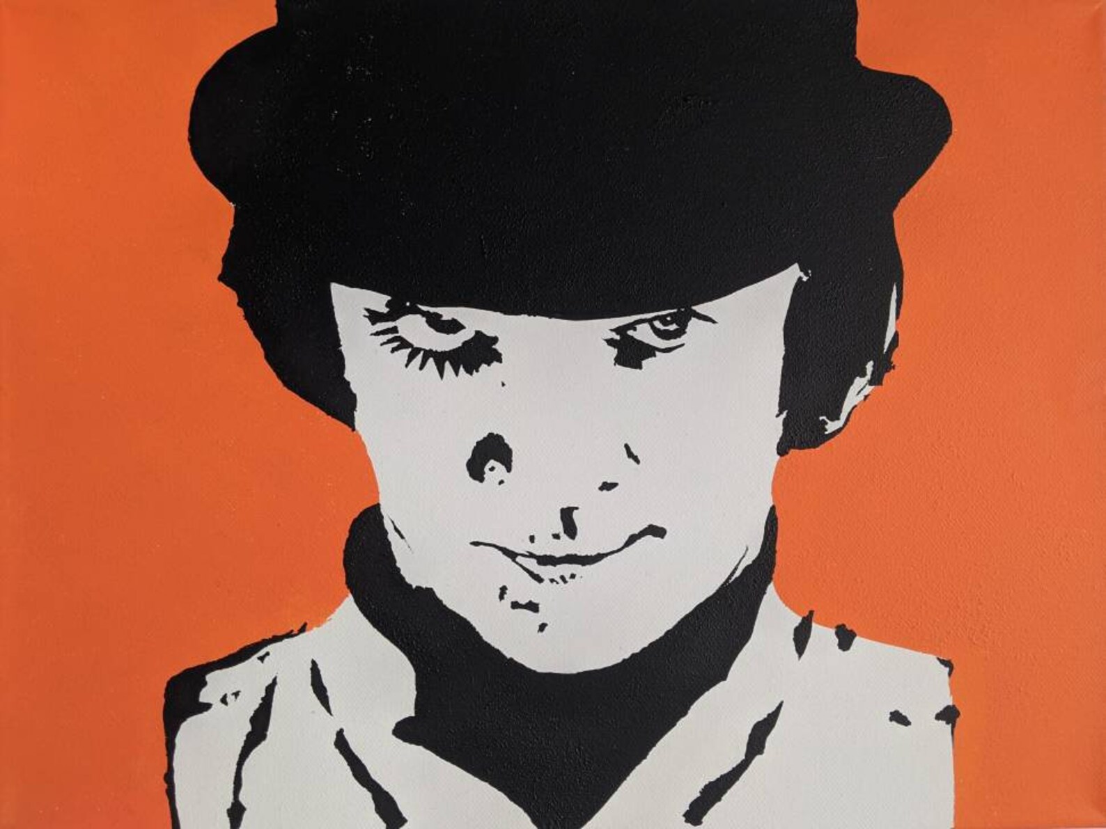 A Clockwork Orange Alex Original Art Acrylic Canvas Painting Etsy