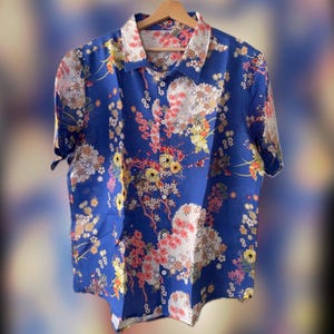 Leonardo DiCaprio Romeo + Juliet Hawaiian Shirt – 90s Movie Floral Button-Up | Summer Festival Shirt | Handmade & Lightweight DiCaprio