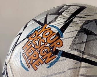 Balón de fútbol personalizado / Balón de fútbol con logo personalizado / Balón de entrenamiento y partido / Regalo para el equipo / Balón con el escudo del club
