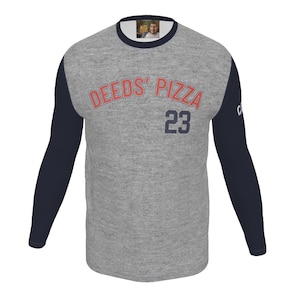 Deeds&#39; Pizza Baseball Tee: Mr. Deeds Movie Shirt