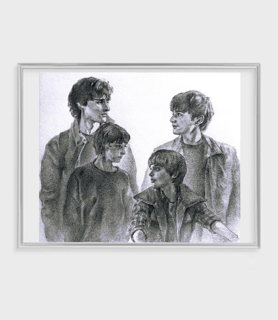 Mike Wheeler & Will Byers | BYLER | Stranger Things |PRINTS - Etsy