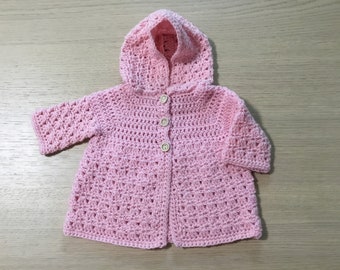 Hooded baby coat