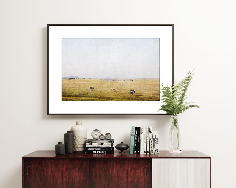 Printable Horses and Country Landscape photography large wall art digital download nature farmhouse western rustic decor art image 7
