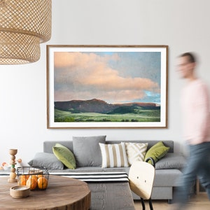 Impression de photographie de paysage de montagne Art mural imprimable Impressions numériques Art mural de montagne Décor de ferme Décor Boho impression nature image 3