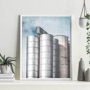 Printable Silos Wall Art Instant Download Prints Wall Art Printables Large wall art Rustic Wall Art Modern Farmhouse wall art image 9