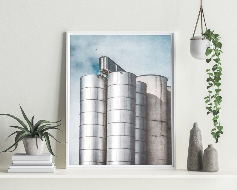 Printable Silos Wall Art Instant Download Prints Wall Art Printables Large wall art Rustic Wall Art Modern Farmhouse wall art image 9