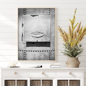Silo Door Rustic Photography Print Rustic Wall Art Black and White Photography Large Wall Art Instant Download Prints Boho Prints zdjęcie 7