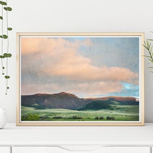 Impression de photographie de paysage de montagne Art mural imprimable Impressions numériques Art mural de montagne Décor de ferme Décor Boho impression nature image 4