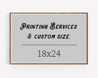 18x24 art print - custom printing services