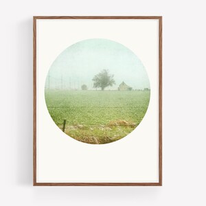 Modern Countryside Landscape Print modern landscape photography, instant download prints, wall art printable, modern farmhouse prints zdjęcie 3