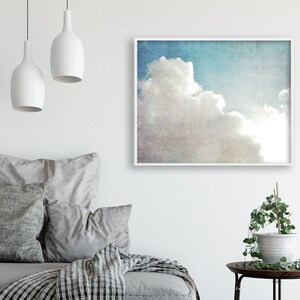 Dreamy Clouds Photography Print Cloud Wall Art Instant Download digital wall art boho decor farmhouse decor nature photography image 6