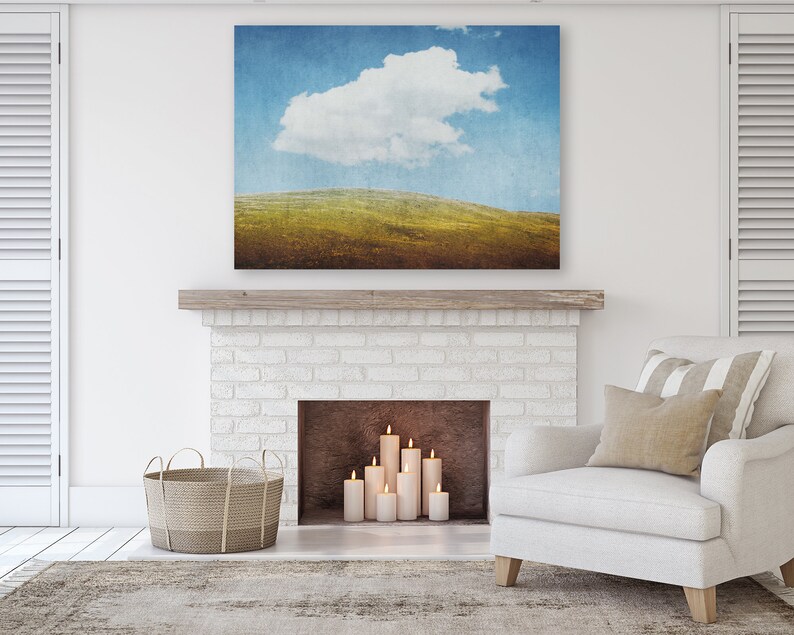 Cloud and Landscape Photography Print Instant Download Printable wall art digital prints nature art boho decor farmhouse decor image 3