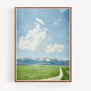Countryside Road Landscape Print Mountain Wall Art image 9