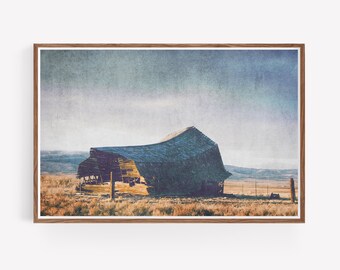 Printable Barn Photography Wall Art - Digital Download - Rustic Decor - Barn wall art - Modern Farmhouse Decor - Western Decor - Landscape