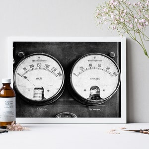 Black and White Dials Photography Print Rustic Decor Instant Download Printable Wall Art Digital Prints Farmhouse Decor Western image 8