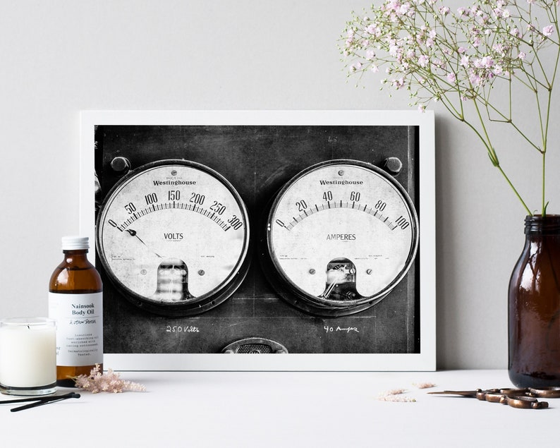 Black and White Dials Photography Print Rustic Decor Instant Download Printable Wall Art Digital Prints Farmhouse Decor Western image 8