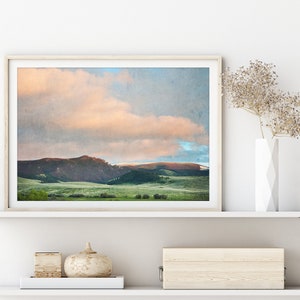 Impression de photographie de paysage de montagne Art mural imprimable Impressions numériques Art mural de montagne Décor de ferme Décor Boho impression nature image 6