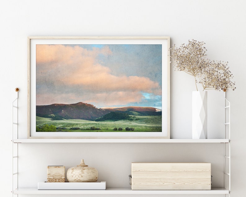 Impression de photographie de paysage de montagne Art mural imprimable Impressions numériques Art mural de montagne Décor de ferme Décor Boho impression nature image 6