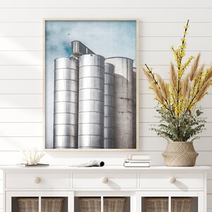 Printable Silos Wall Art Instant Download Prints Wall Art Printables Large wall art Rustic Wall Art Modern Farmhouse wall art image 6