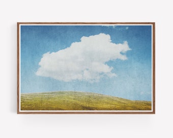 Impresión de fotografía de nubes y paisajes - Descarga instantánea - Arte de pared imprimible - impresiones digitales - arte de la naturaleza - decoración boho - decoración de la granja
