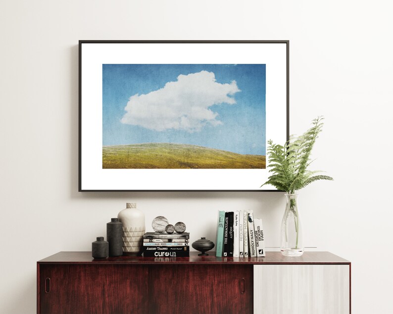 Cloud and Landscape Photography Print Instant Download Printable wall art digital prints nature art boho decor farmhouse decor image 5