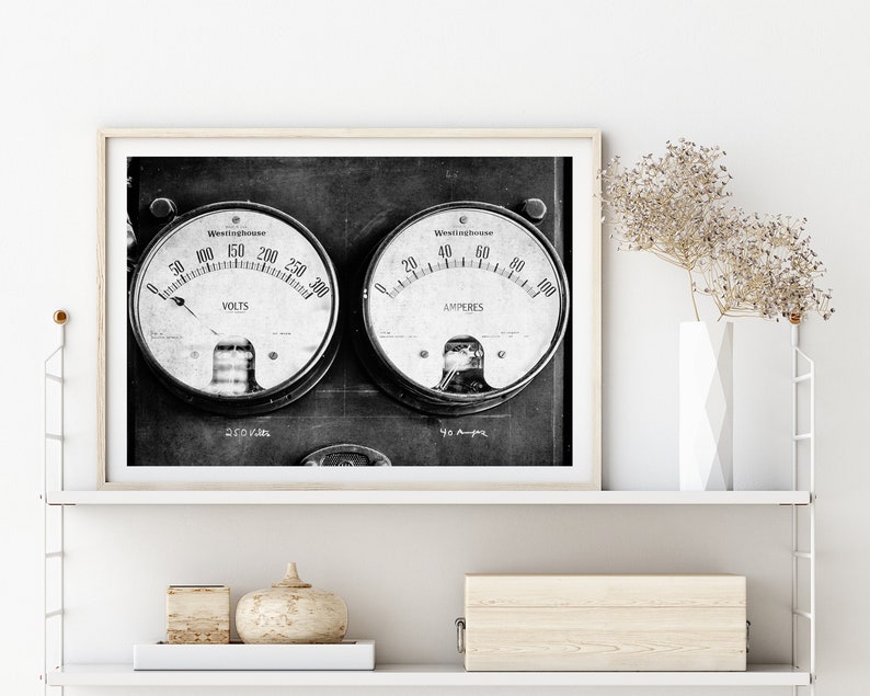 Black and White Dials Photography Print Rustic Decor Instant Download Printable Wall Art Digital Prints Farmhouse Decor Western image 6
