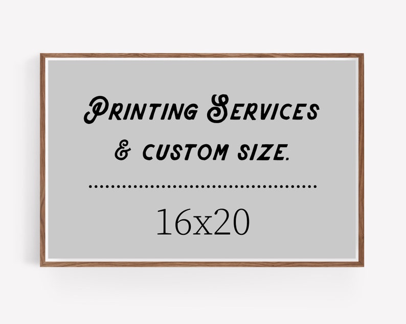 16x20 art print custom printing services image 1