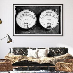 Black and White Dials Photography Print Rustic Decor Instant Download Printable Wall Art Digital Prints Farmhouse Decor Western image 5