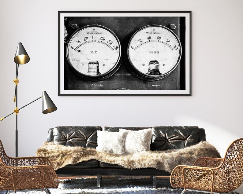 Black and White Dials Photography Print Rustic Decor Instant Download Printable Wall Art Digital Prints Farmhouse Decor Western image 5