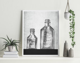 Rustic Black and White Photography Print - instant download print, rustic wall art, printable wall art, rustic photography, black and white