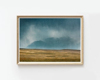 Impresión de fotografía de paisaje de montaña - Arte de la pared de la montaña - Impresión de descarga instantánea - Arte de pared imprimible - Decoración Boho - Arte de la pared de la sala de estar