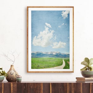 Countryside Road Landscape Print Mountain Wall Art image 8