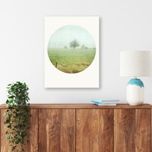 Modern Countryside Landscape Print fotografía de paisaje moderna, impresiones de descarga instantánea, arte de pared imprimible, impresiones de granja modernas imagen 5