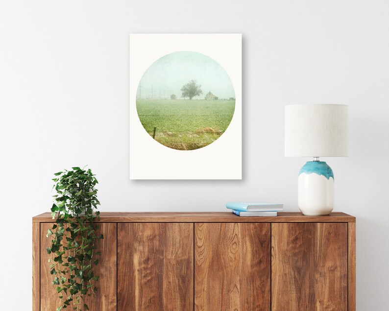 Modern Countryside Landscape Print modern landscape photography, instant download prints, wall art printable, modern farmhouse prints image 5