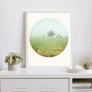 Modern Countryside Landscape Print modern landscape photography, instant download prints, wall art printable, modern farmhouse prints image 2