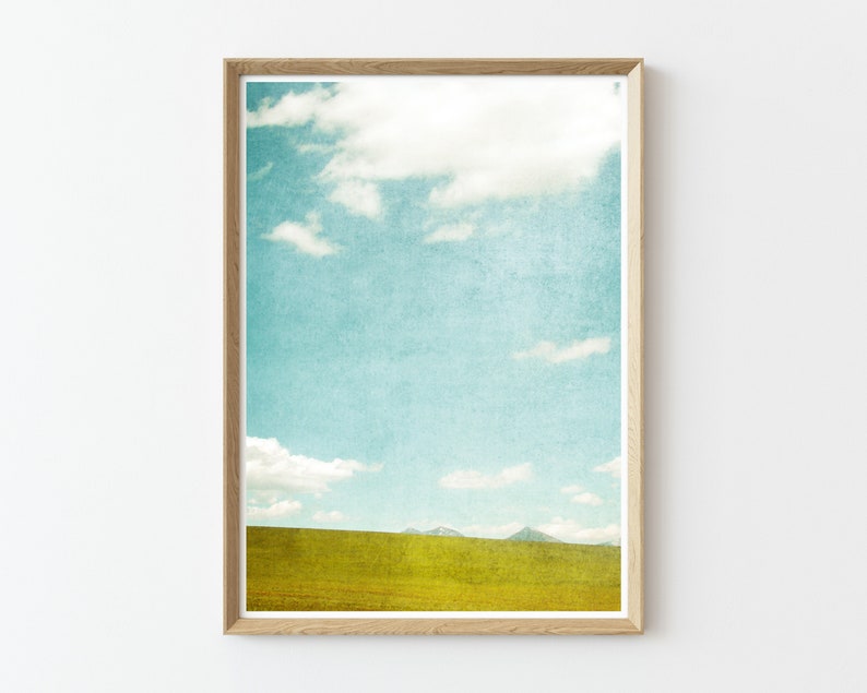 Colorful Landscape Wall Art Landscape Print Clouds Sky Instant Download Prints Printable Wall art nature Photography modern image 3