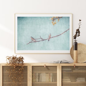 Swallows Wall Art Nature Photography Rustic Wall Art Swallows Birds Nature Prints Large Wall Art Instant Download Prints zdjęcie 3