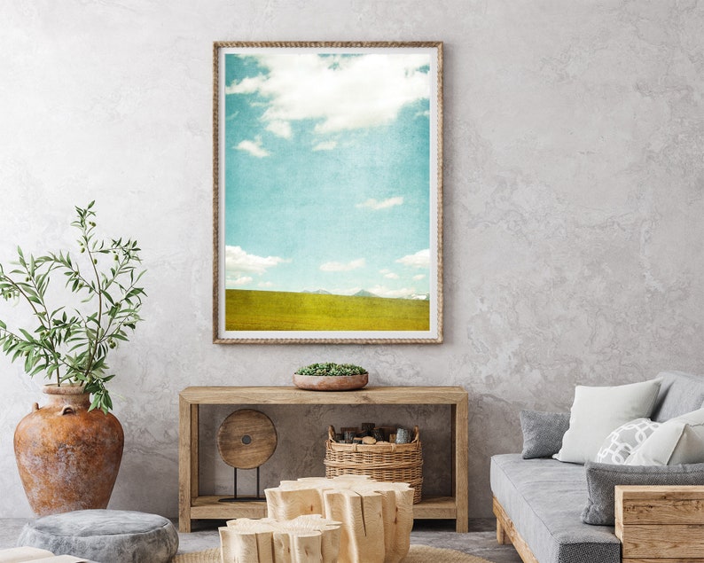 Colorful Landscape Wall Art Landscape Print Clouds Sky Instant Download Prints Printable Wall art nature Photography modern image 5