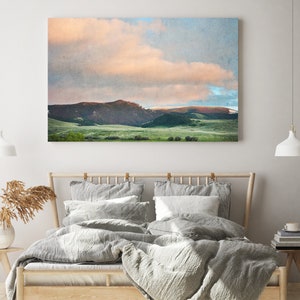 Impression de photographie de paysage de montagne Art mural imprimable Impressions numériques Art mural de montagne Décor de ferme Décor Boho impression nature image 2