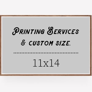 11x14 art print custom printing services image 1