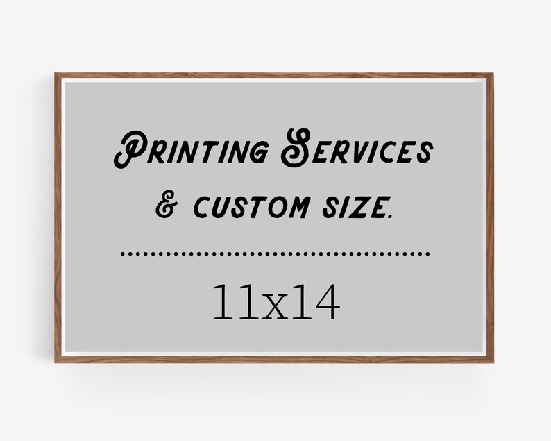 11x14 art print custom printing services image 1