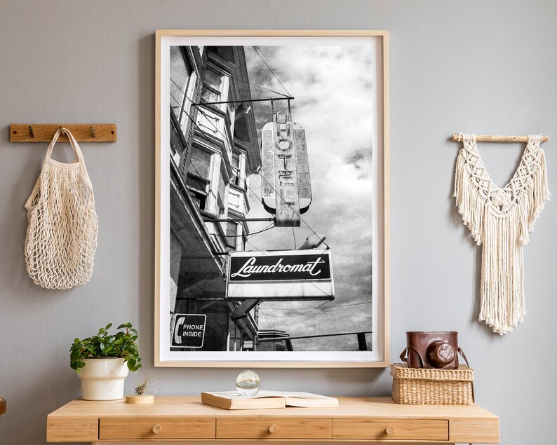 Vintage Sign Black and White Photography Print Rustic Decor Vintage Decor Western Decor Boho Decor Farmhouse Decor Printable art image 3